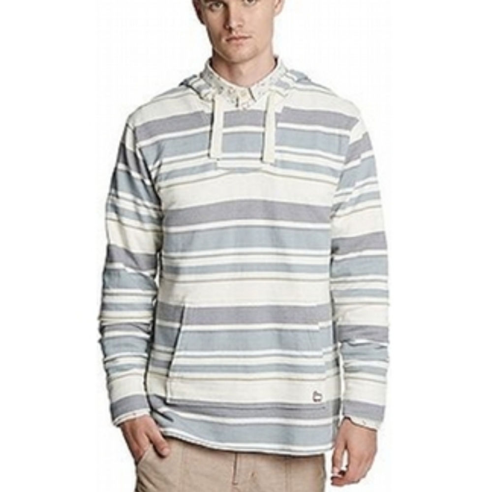 Woolrich Men's Striped Baja hoodie